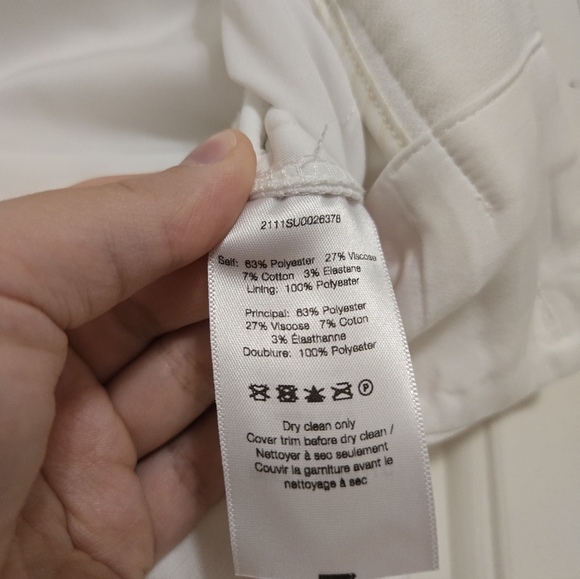 Veronica Beard Tonelli High Rise Wide Leg Trousers In White Size 4 - Picture 10 of 14